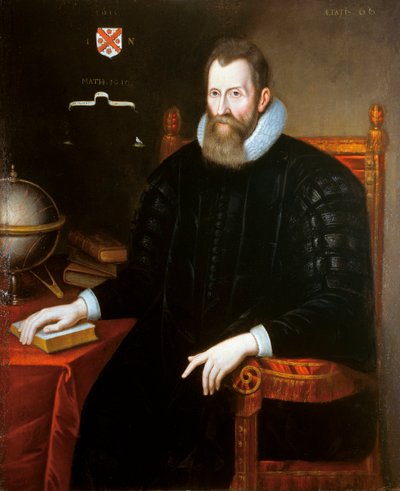 Porträt von John Napier von English School