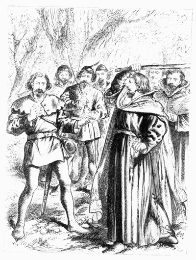 Robin Hood und König Richard I. (1157-99) von English School