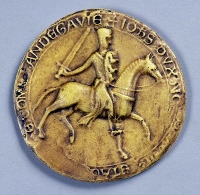 Siegel von König Johann, 1200 von English School