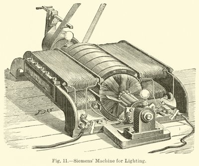 Siemens Maschine zur Beleuchtung von English School