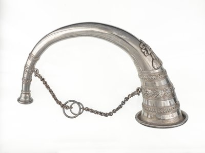 Silberne Signalhorn, ca. 1793 von English School