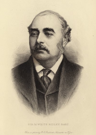 Sir M. White Ridley, Bart von English School