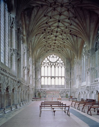 Die Lady Chapel, gebaut 1321-ca. 53 von English School