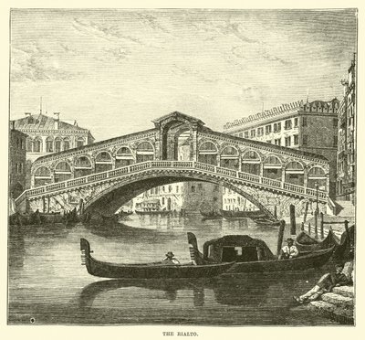 Die Rialto-Brücke von English School