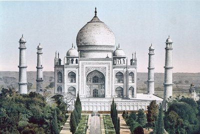 Das Taj Mahal in Agra von English School