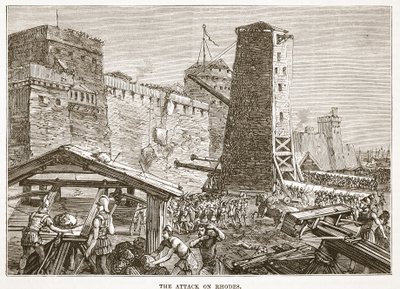 Der Angriff auf Rhodos von English School