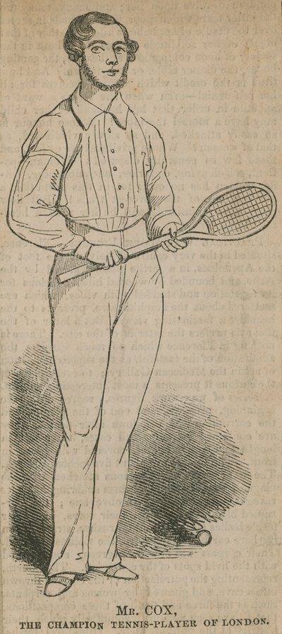 Der Meister-Tennisspieler von London von English School