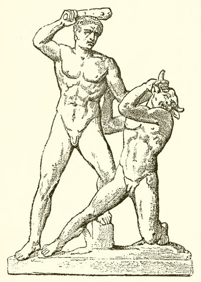 Theseus und der Minotaurus von English School