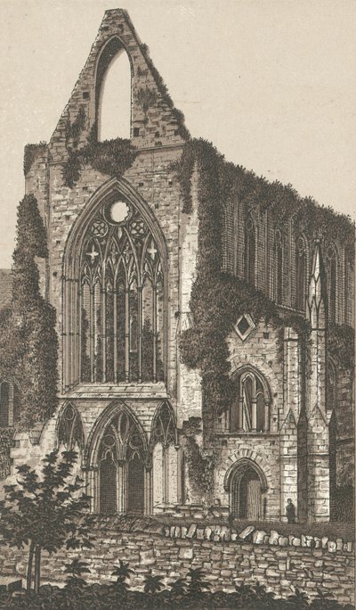 Tintern Abbey, Westfront von English School