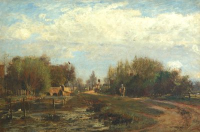 Dorfteich in Armsbridge von English School