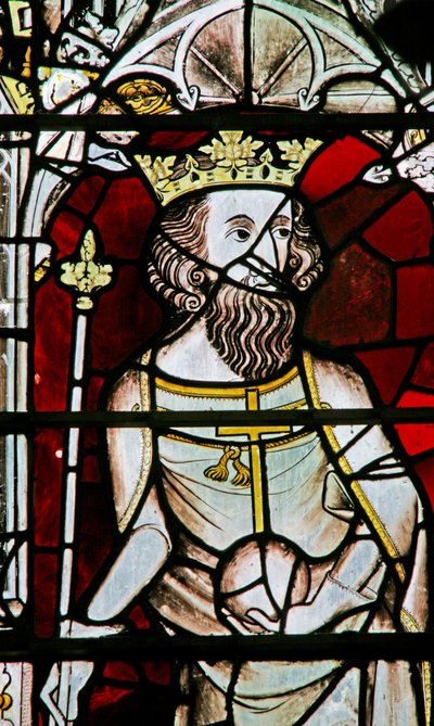 Fenster Ew, Edward II darstellend von English School