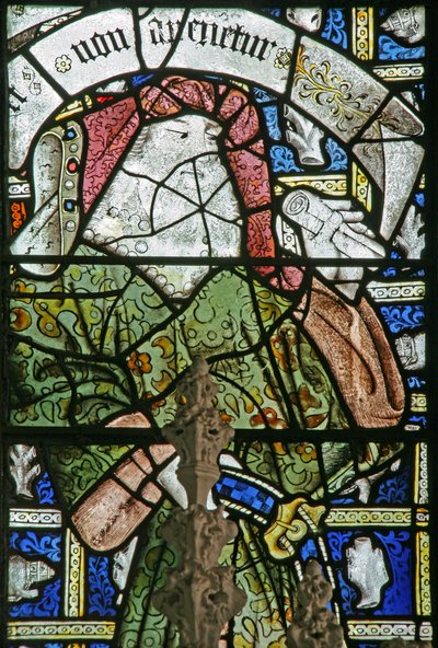 Fenster Ew mit Darstellung von Ezechiel von English School