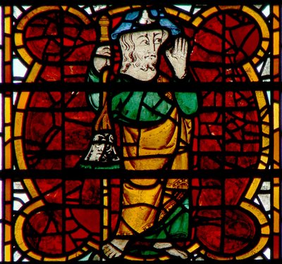 Fenster c24, Darstellung von St. Jakobus von English School