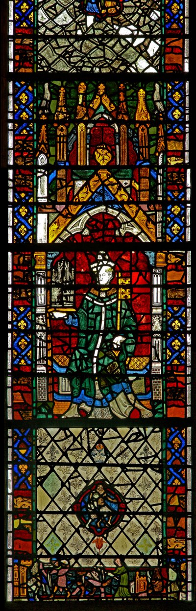 Fenster w40, Darstellung von St. Peter von English School