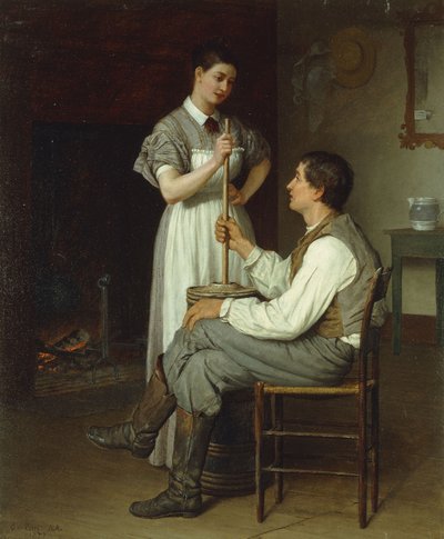 Die helfende Hand, 1877 von Enoch Wood Perry