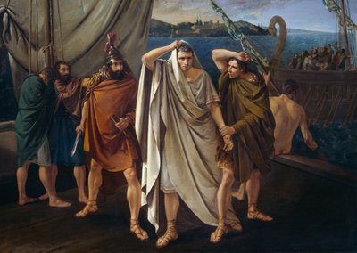 Mord an Pompeius dem Großen von Enrico Bandini