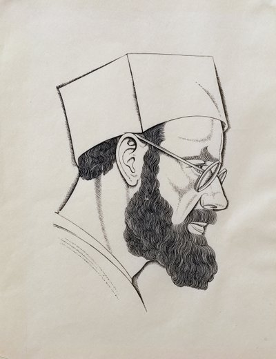 Selbstporträt von Eric Gill