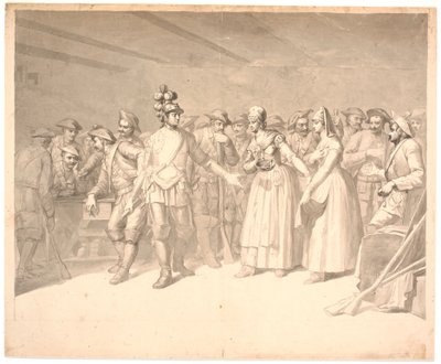 Anne Colbjørnsen im Pfarrhaus von Norderhaug von Erik Pauelsen