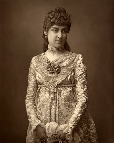 Angela Fenton, britische Schauspielerin, 1887 von Ernest Barraud