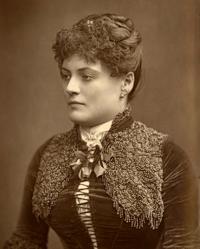 Sophie Eyre, britische Schauspielerin, 1887 von Ernest Barraud