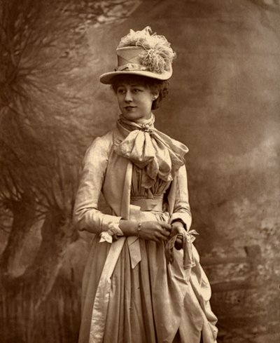 Violet Vanbrugh, britische Schauspielerin, 1887 von Ernest Barraud