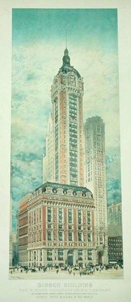 Das Singer Building von Ernest Flagg