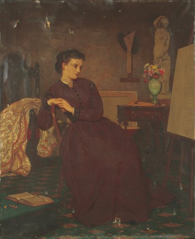 Eine Künstlerin, 1869 von Ernest Gustave Girardot
