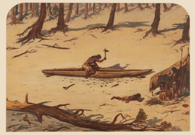 Prähistorisches Lager, 1871 von Ernest Henry Griset