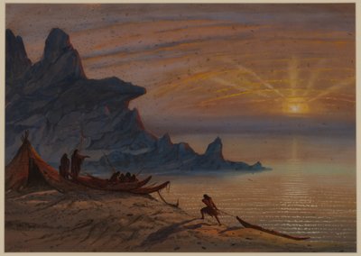 Sonnenuntergang, 1871 von Ernest Henry Griset
