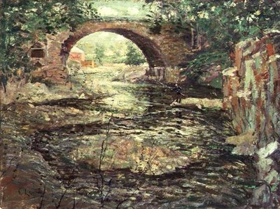 Alte Steinbrücke von Ernest Lawson