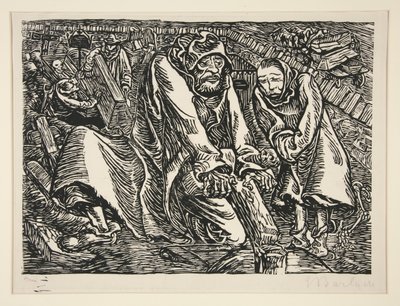 Kreuz- und Grabräuber von Ernst Barlach