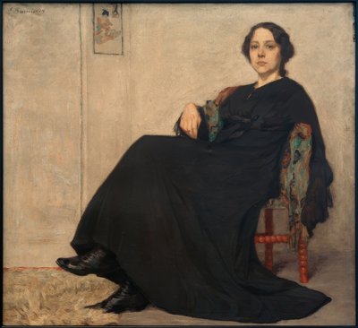Sitzende Frau von Ernst Burmester