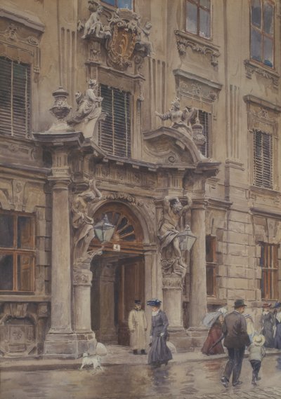 Das Portal des Palais Kinsky von Ernst Graner