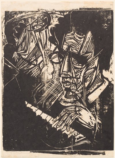Komponist Klemperer, 1916 von Ernst Ludwig Kirchner