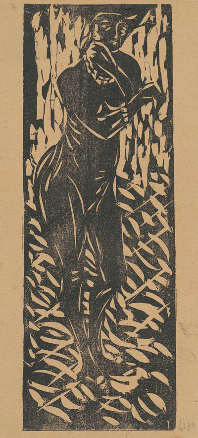 Akt mit Schmuck, 1906 von Ernst Ludwig Kirchner