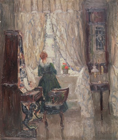 Im Salon, ca. 1910 von Ernst Kolbe