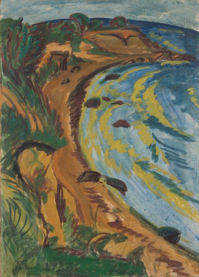 Bucht an der Küste von Fehmarn von Ernst Ludwig Kirchner