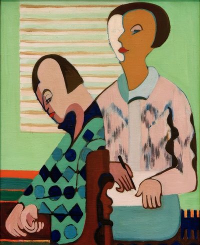Das Paar. Selbstbildnis mit Erna von Ernst Ludwig Kirchner