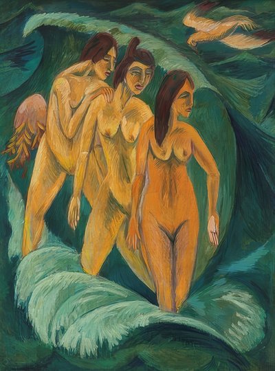 Die drei Badenden von Ernst Ludwig Kirchner