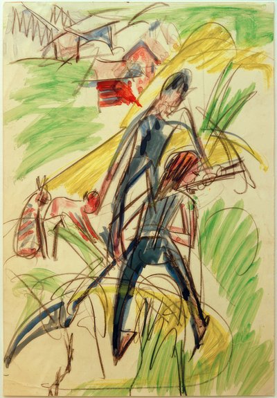 Mähende Bauern von Ernst Ludwig Kirchner