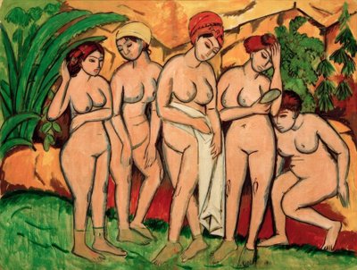 Frauen im Bade von Ernst Ludwig Kirchner