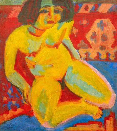 Frauenakt (Dodo) von Ernst Ludwig Kirchner