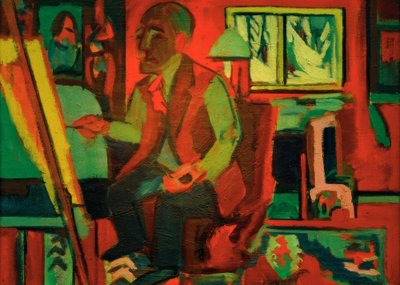 Holländer im Atelier – Jan Wiegers von Ernst Ludwig Kirchner