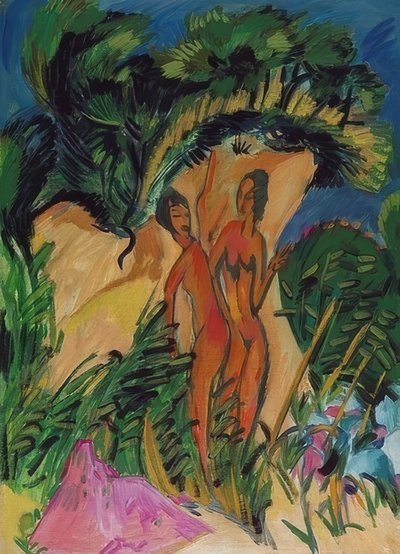 Mädchen auf Fehmarn von Ernst Ludwig Kirchner