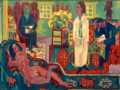 Moderne Bohème von Ernst Ludwig Kirchner