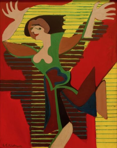Springende Tänzerin. Gret Palucca von Ernst Ludwig Kirchner