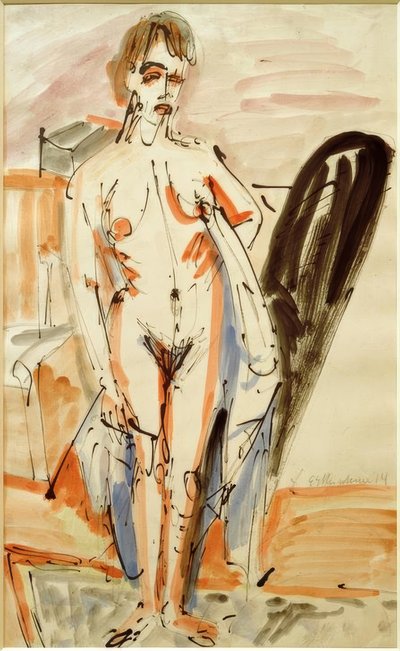 Stehender Akt von Ernst Ludwig Kirchner