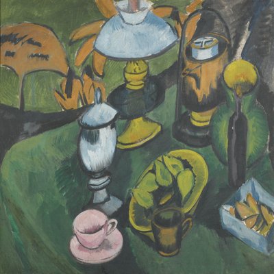 Stillleben mit Lampe von Ernst Ludwig Kirchner