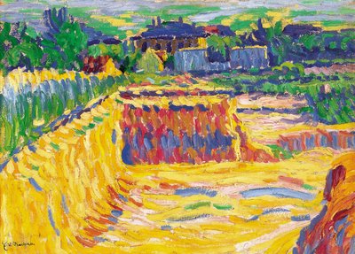 Die Lehmgrube, um 1906 von Ernst Ludwig Kirchner