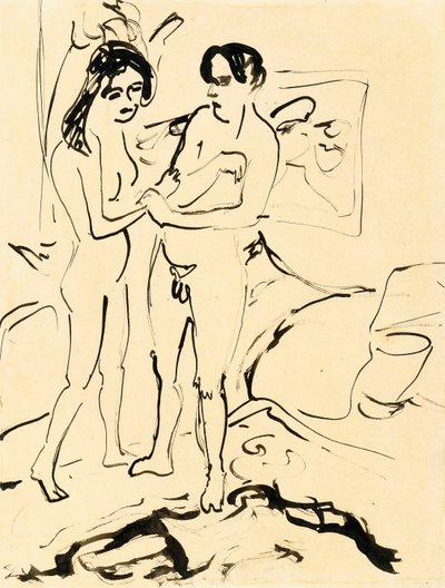 Das Paar von Ernst Ludwig Kirchner